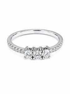 Anel Diamond Degrade Prata925