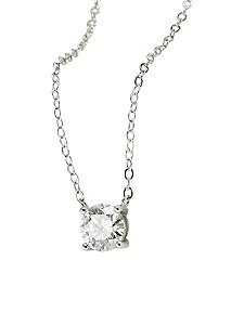 Colar Moissanite Prata925 8mm