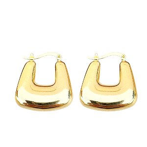 Brinco Argola Quadriculada Organic