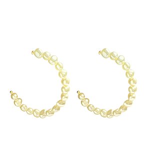 Brinco Argola Pérola Barroca