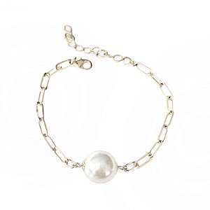 Pulseira Elos e Pérola