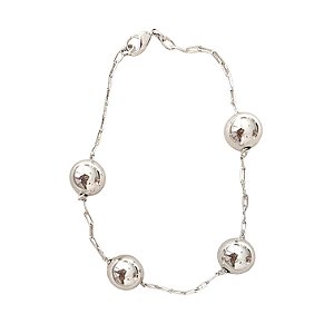 Pulseira Mini Esferas Rodio