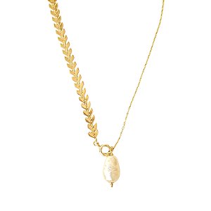 Colar Escamas Pérola