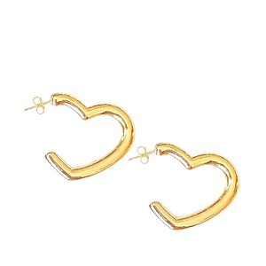 Brinco Argola Coração