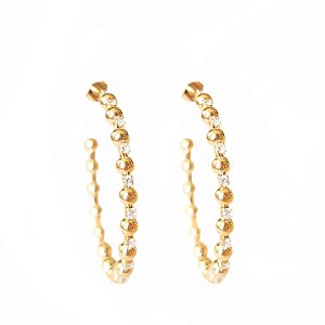 Brinco Argola Riviera Esferas