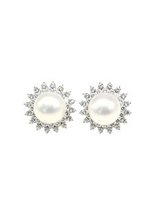 Brinco Prata925 Pizza Pérola