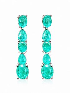 Brinco Cascata Turmalina Paraiba