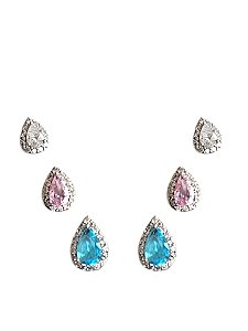 Brinco Trio Gotinhas Colors