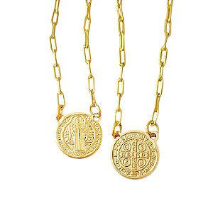 Colar Escapulário São Bento