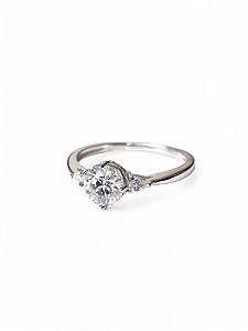 Anel Trio Moissanite Prata925