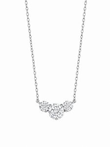 Colar Moissanite Trio Prata925
