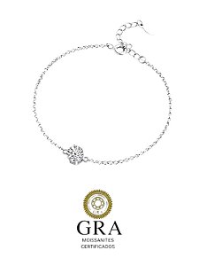 Pulseira Moissanite 6,5MM Prata925
