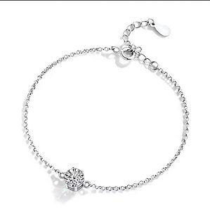 Pulseira Moissanite 6,5MM Prata925