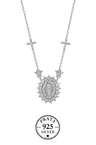 Colar Nossa Senhora Fátima Silver