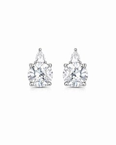 Brinco Moissanite Ball Prata925