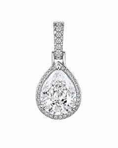 Pingente Gota Cravejada Prata925
