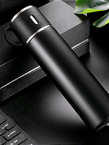 Garrafa Térmica com Copo Acoplado