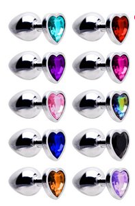 Plug Anal Aço Coração G