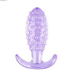Plug anal  / Com Textura de Bolinha - 10,5x3,5cM