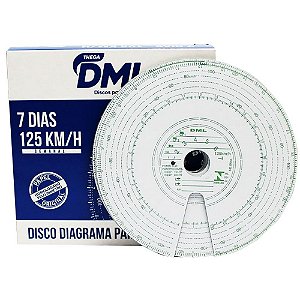 Disco Tacógrafo 7 dias 125km/h - DML