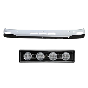 Quebra-sol Scania S5 3 Marias Branco/Preto e lanternas
