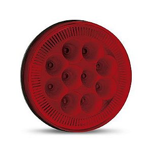 Lanterna Facchini Traseira LED vermelha Bivolt (posição e freio)