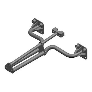 Suporte paralama entre eixos DAF XF/CF trucado 6x2