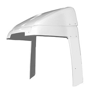 Defletor de Ar Ford Cargo Teto Alto Após 2011 (Completo)