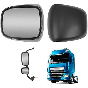 Lente Espelho Retrovisor Auxiliar c/ Desembaçador Daf Cf Xf