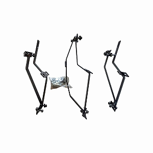 Kit Suportes Quebra-Sol Volvo VM (3 peças)