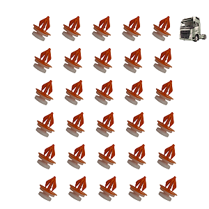 Clip Alto Fixação Grade Superior Volvo Fh 2015 A 2021 30 pcs
