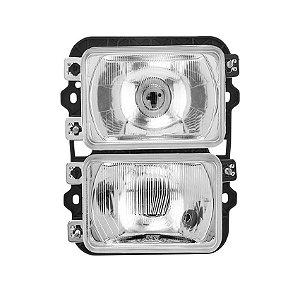 Farol duplo Ford Cargo H4/H1 40V