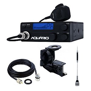 Rádio PX 40 Canais + Antena B-2050 + Cabo + Suporte de Calha