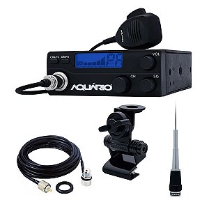 Rádio PX 40 Canais + Antena B-2070 + Cabo + Suporte Porta Malas