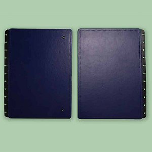 Capa E Contracapa Caderno Inteligente Dark Blue A5