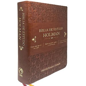 Biblia De Estudo Holman Grande Marrom