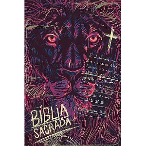 Bíblia Slim 760 Lion Chalk Letra Normal