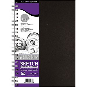 Sketchbook Simply Espiral 100 g/m2 A4 com 54 Fls Daler Rowney 482254400