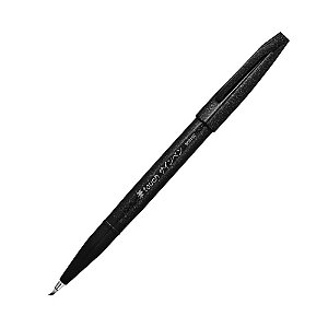 Caneta Pincel Brush Sign Pen Preta - SES15C-A