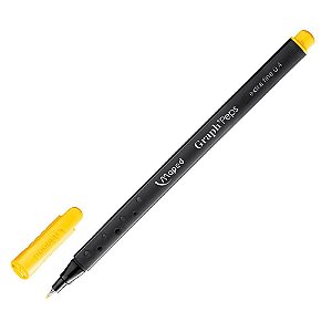 Caneta Maped Fineliner Graph Peps Sunny Yellow Amarelo