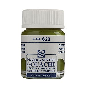 Tinta Gouache Talens Extra Fine 16ml Olive Green 620