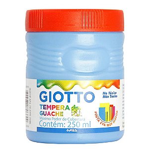 Tinta Guache Giotto Azul Celeste 250ml