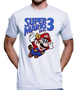 Camiseta Masculina Super Mario Bros