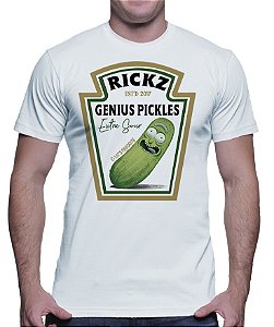 Camiseta Masculina Pickle Rick