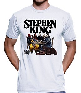 Camiseta  Masculina Stephen King It Carrie Iluminado