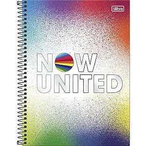 Caderno Universitário TILIBRA Now United - 10 Matérias c/ 160 folhas