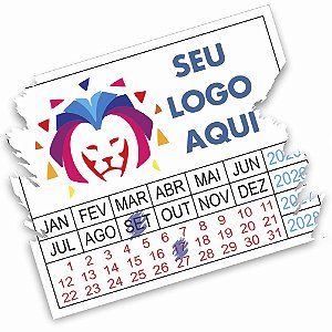 Lacre Casca De Ovo Destrutível Selo De Garantia 3x2,5 cm Personalizado