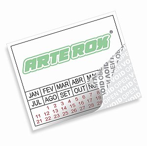 Lacre Void Branco 3x2,5 cm Etiqueta Selo de Garantia Personalizado