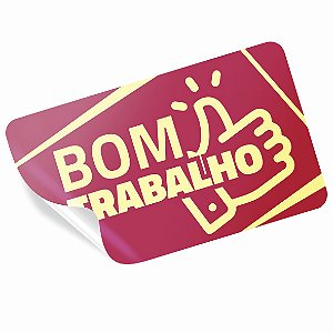 Adesivo Etiqueta Em Vinil Personalizado 10x7 cm