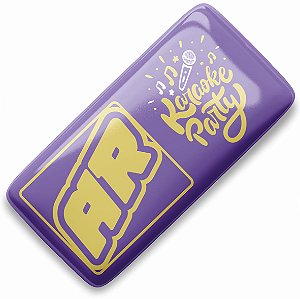 Adesivo Resinado 5x2 cm Personalizado